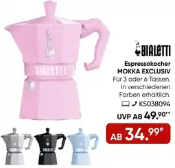 Galeria BIALETTI Espressokocher MOKKA EXCLUSIV Angebot