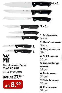 Galeria WMF Einzelmesser-Serie CLASSIC LINE Angebot