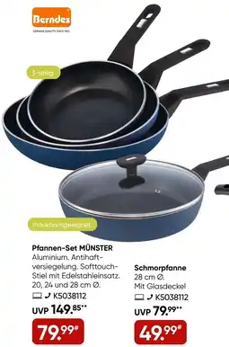 Galeria Berndes Pfannen-Set MÜNSTER Angebot