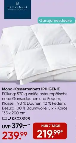 Galeria Billerbeck Mono-Kassettenbett IPHIGENIE Angebot
