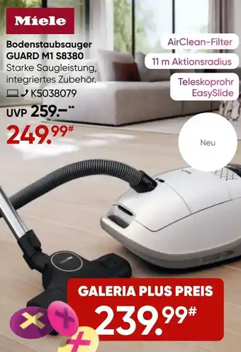 Galeria Miele Bodenstaubsauger GUARD M1 S8380 Angebot