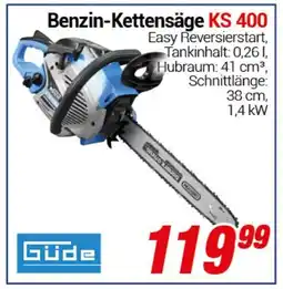 CENTERSHOP Güde Benzin-Kettensäge KS 400 Angebot