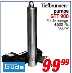 CENTERSHOP Güde Tiefbrunnenpumpe GTT 900 Angebot