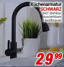 CENTERSHOP Küchenarmatur SCHWARZ Angebot