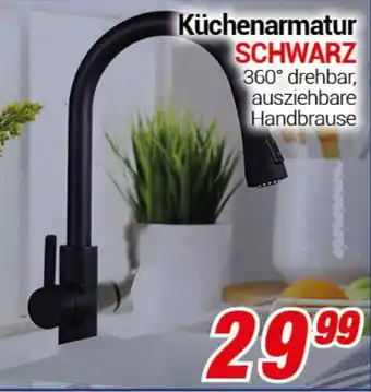 CENTERSHOP Küchenarmatur SCHWARZ Angebot