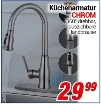 CENTERSHOP Küchenarmatur CHROM Angebot