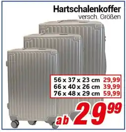 CENTERSHOP Hartschalenkoffer Angebot