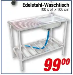 CENTERSHOP Edelstahl-Waschtisch Angebot