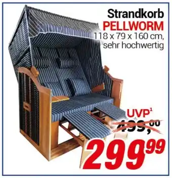 CENTERSHOP Strandkorb PELLWORM Angebot