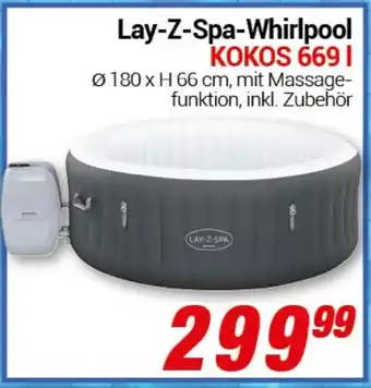 CENTERSHOP Lay-Z-Spa-Whirlpool KOKOS 669 l Angebot