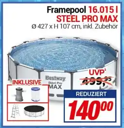 CENTERSHOP Bestway Framepool 16.015 l STEEL PRO MAX Angebot