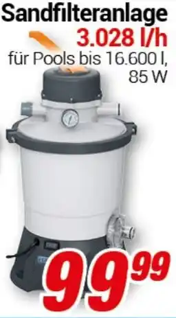 CENTERSHOP Sandfilteranlage 3.028 l/h Angebot