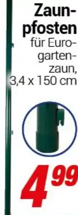 CENTERSHOP Zaunpfosten Angebot