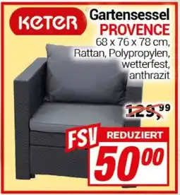 CENTERSHOP Keter Gartensessel PROVENCE Angebot