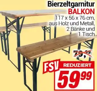 CENTERSHOP Bierzeltgarnitur BALKON Angebot
