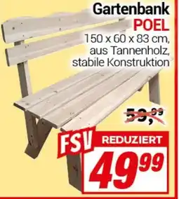 CENTERSHOP Gartenbank POEL Angebot