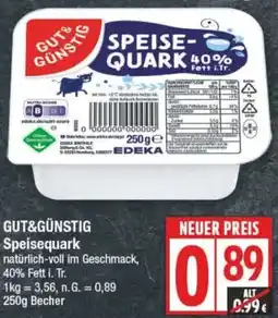 Edeka GUT&GÜNSTIG Speisequark Angebot