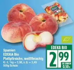 Edeka Spanien EDEKA Bio Plattpfirsiche, weißfleischig Angebot