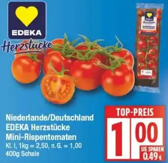 Edeka Niederlande/Deutschland EDEKA Herzstücke Mini-Rispentomaten Angebot