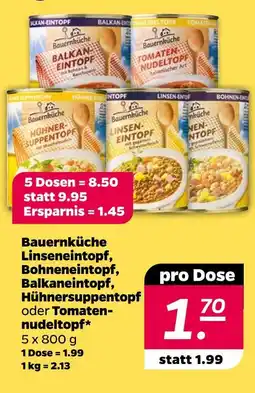 NETTO Bauernküche linseneintopf Angebot