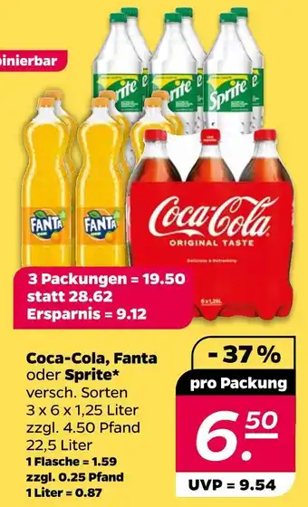 NETTO Coca-cola, fanta, sprite coca-cola, fanta oder sprite Angebot