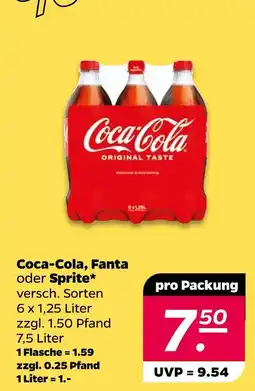 NETTO Coca-cola coca-cola, fanta oder sprite Angebot