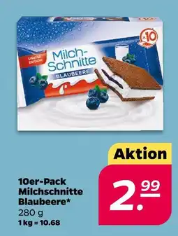 NETTO Milch-schnitte blaubeere Angebot