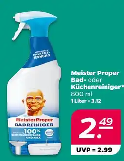 NETTO Meister proper bad- oder küchenreiniger Angebot