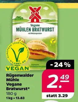 NETTO Rügenwalder mühle vegane bratwurst Angebot