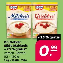 NETTO Dr. oetker süße mahlzeit + 25 % gratis Angebot