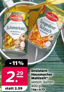 NETTO Dreistern hausmacher mahlzeit Angebot