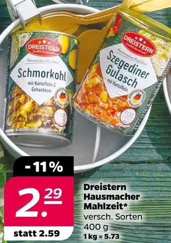 NETTO Dreistern hausmacher mahlzeit Angebot