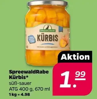 NETTO Spreewaldrabe kürbis Angebot