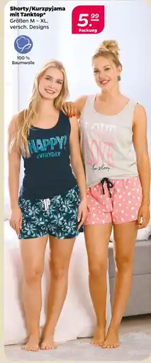 NETTO Shorty/kurzpyjama mit tanktop Angebot
