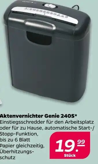 NETTO Genie aktenvernichter 240s Angebot