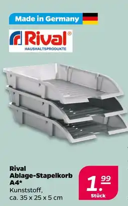 NETTO Rival ablage-stapelkorb a4 Angebot