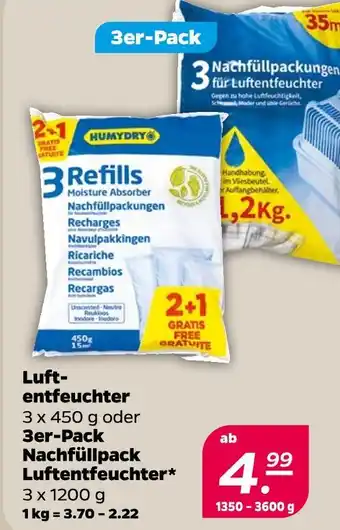 NETTO Humydry refills moisture absorber Angebot