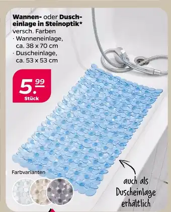 NETTO Wannen- oder duscheeinlage in steinoptik Angebot