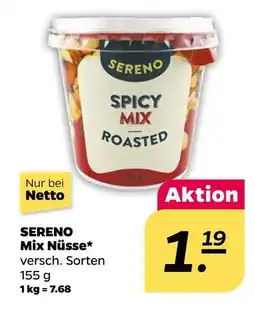 NETTO Sereno mix nüsse Angebot
