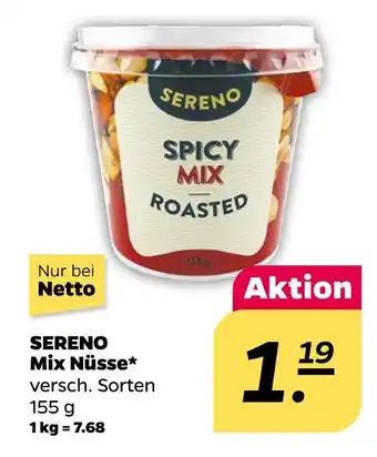NETTO Sereno mix nüsse Angebot