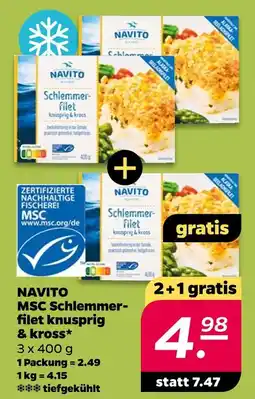 NETTO Navito msc schlemmerfilet knusprig & kross Angebot