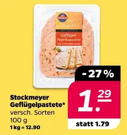 NETTO Stockmeyer geflügelpastete Angebot