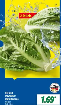 Lidl Bioland deutscher mini romana Angebot