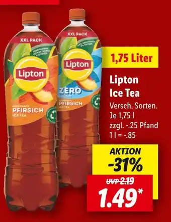 Lidl Lipton lipton ice tea Angebot
