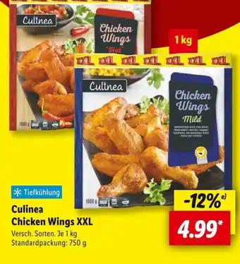 Lidl Culinea chicken wings hot Angebot