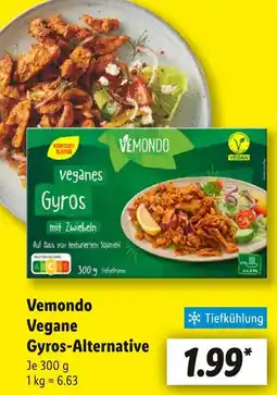 Lidl Vemondo vegane gyros-alternative Angebot