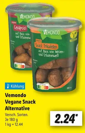 Lidl Vemondo vegane snack alternative Angebot