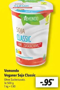 Lidl Vemondo veganer soja classic Angebot