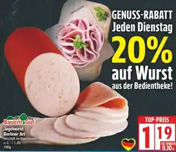 Edeka Bauern Gut Jagdwurst Berliner Art Angebot
