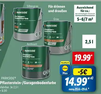 Lidl Parkside pflasterstein-/garagenbodenfarbe Angebot